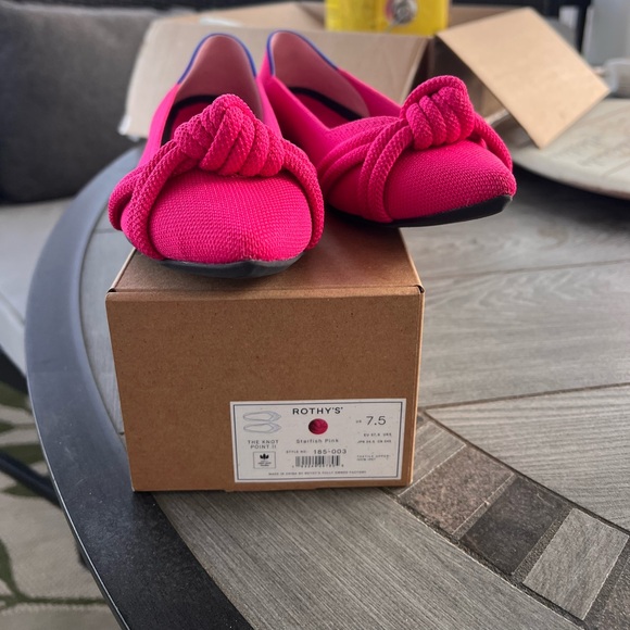 Rothy’s The Knot Point II Starfish Pink size 7.5 - Picture 4 of 7